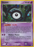 Unown S S/28 Pokémon EX Unseen Forces (2005) English card — catalogue reference