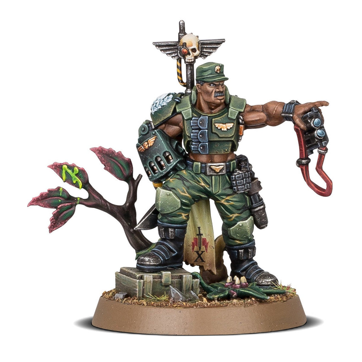 Astra Militarum Catachan Colonel Warhammer 40,000 miniature