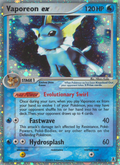 Vaporeon ex 110/113 Pokémon EX Delta Species (2005) English card — catalogue reference