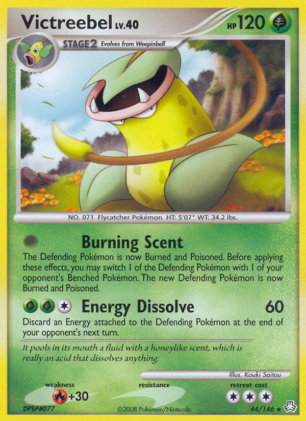 Victreebel 44/146 Pokémon Legends Awakened (2008) English card — catalogue reference