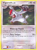 Vigoroth 68/123 Pokémon Mysterious Treasures (2007) English card — catalogue reference