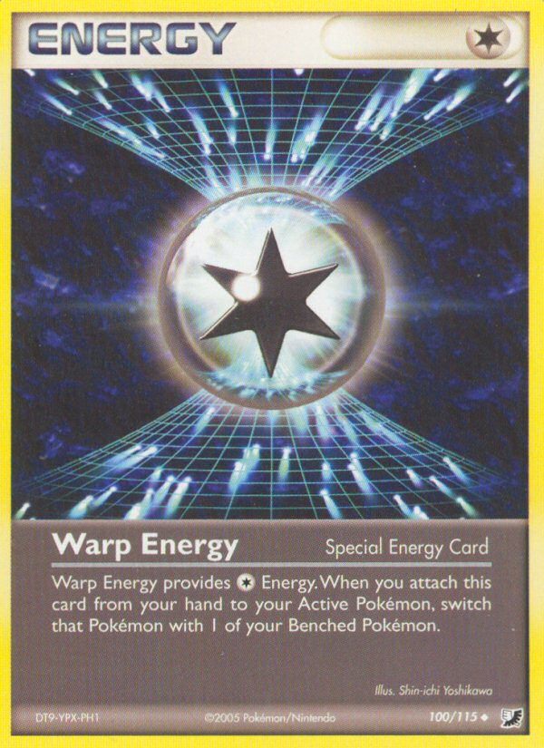 Warp Energy 100/115 Pokémon EX Unseen Forces (2005) English card — catalogue reference