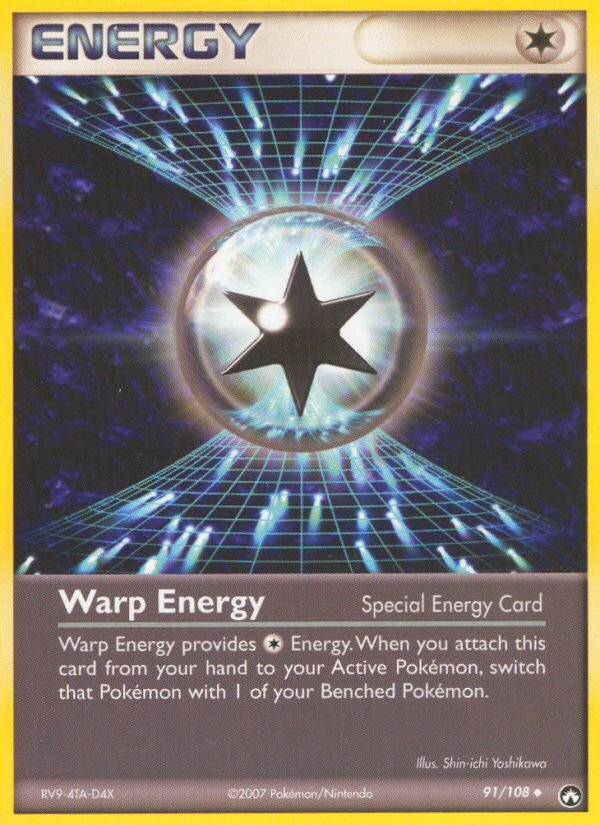 Warp Energy 91/108 Pokémon EX Power Keepers (2007) English card — catalogue reference