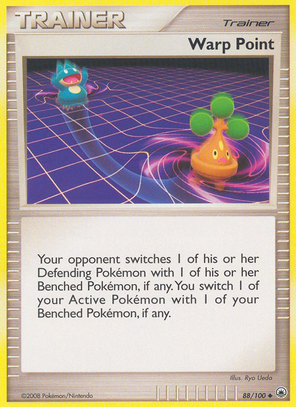 Warp Point 88/100 Pokémon Majestic Dawn (2008) English card — catalogue reference