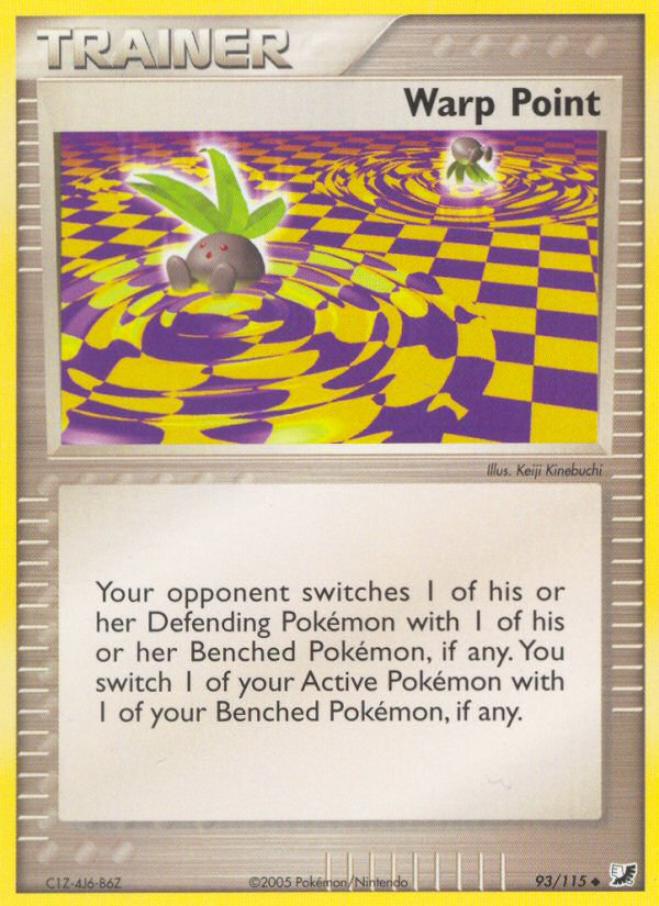 Warp Point 93/115 Pokémon EX Unseen Forces (2005) English card — catalogue reference