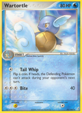 Wartortle 43/100 Pokémon EX Crystal Guardians (2006) English card — catalogue reference