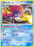 Weavile 40/132 Pokémon Secret Wonders (2007) English card — catalogue reference
