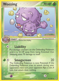 Weezing 51/107 Pokémon EX Deoxys (2005) English card — catalogue reference