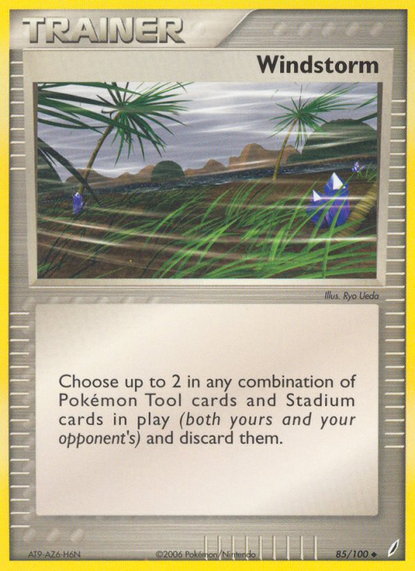 Windstorm 85/100 Pokémon EX Crystal Guardians (2006) English card — catalogue reference