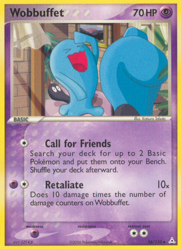Wobbuffet 56/110 Pokémon EX Holon Phantoms (2006) English card — catalogue reference