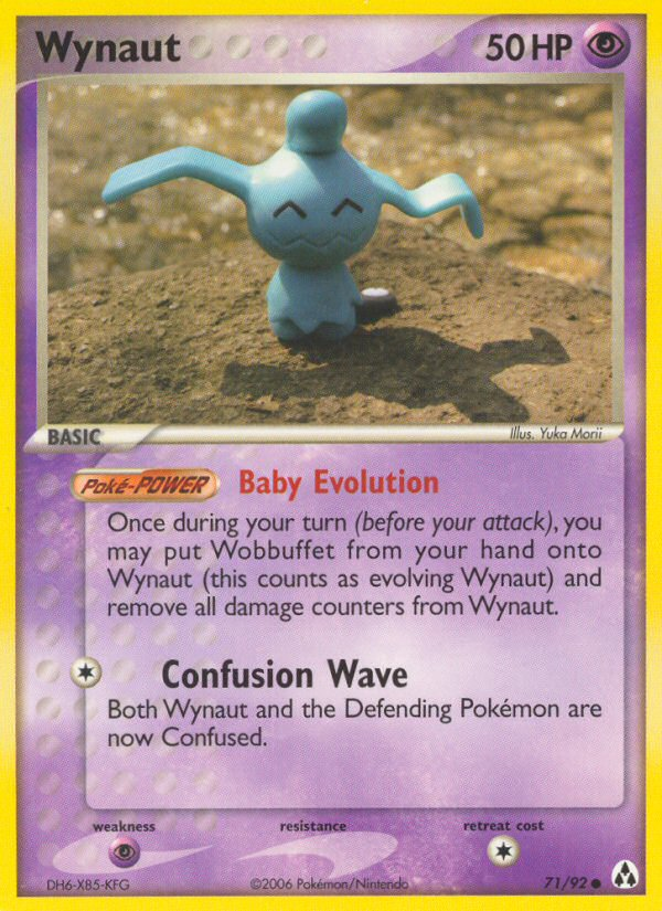 Wynaut 71/92 Pokémon EX Legend Maker (2006) English card — catalogue reference