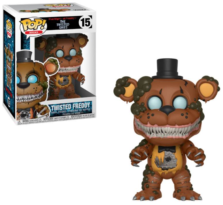 Funko Pop! vinyl figure of Twisted Freddy from Five Nights at Freddy's series, with packaging.