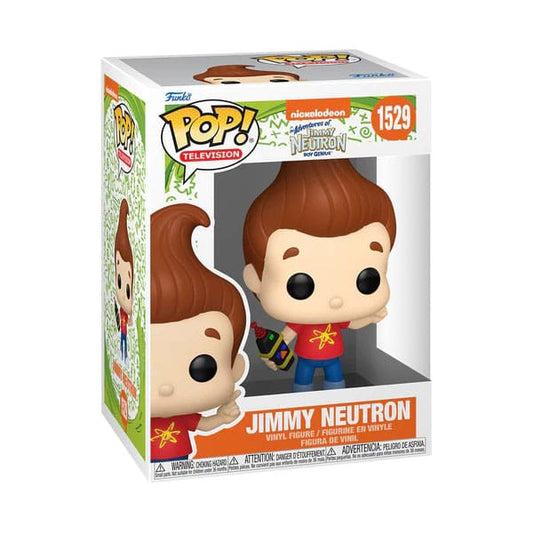 Funko Pop! box featuring Jimmy Neutron from The Fairly OddParents on a white background