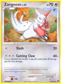 Zangoose 59/106 Pokémon Great Encounters (2008) English card — catalogue reference